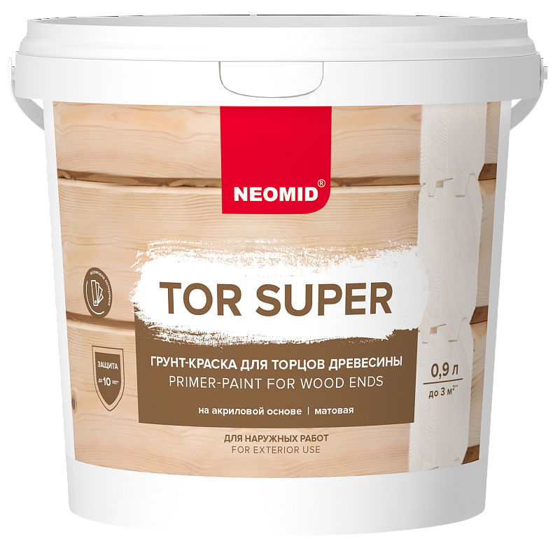 Neomid TOR SUPER - специально для торцов древесины