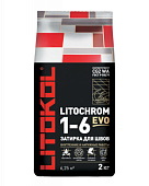 Затирка цементная Litokol Litochrom 1-6 Evo LE.115 светло-серый 2 кг