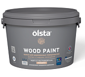 Краска универсальная Olsta Wood Paint по дереву база А 2,7 л