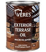 Масло террасное Veres Exterior Terrase Oil для наружных работ белый 1 л