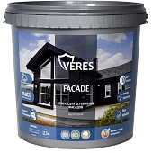 Краска фасадная Veres Facade для деревянных фасадов база А 2.7 л