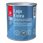 Краска влагостойкая Tikkurila Luja Extra 20 полуматовый база А 0,9 л