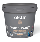 Краска универсальная Olsta Wood Paint по дереву база С 0,9 л