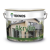 Краска фасадная Teknos Akrylin PM3 9 л 