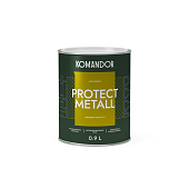 Грунт-эмаль Komandor Protect Metall 3в1 глянцевый база C 0,9 л