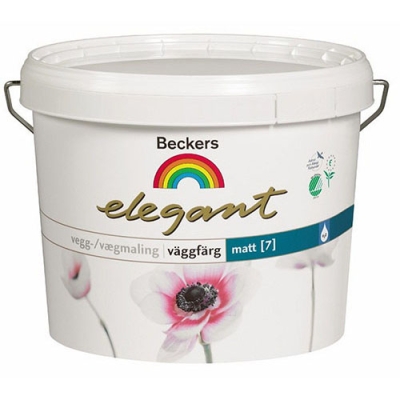 Краска латексная BECKERS ELEGANT Vaggfarg Matt 9л база С Матовая