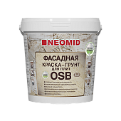 Краска-грунт Neomid Proff 3в1 для плит OSB белый 1 кг